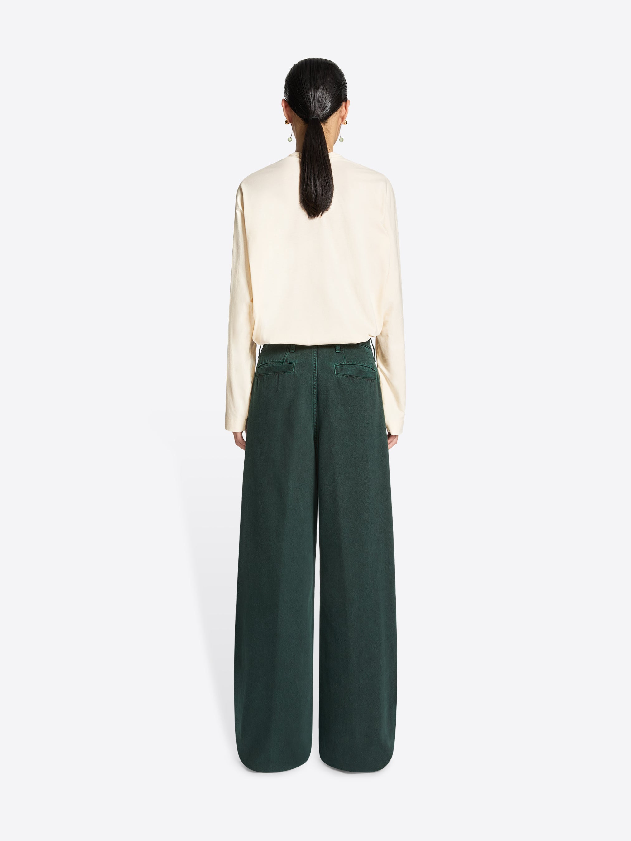DYED DENIM PANTS - 4