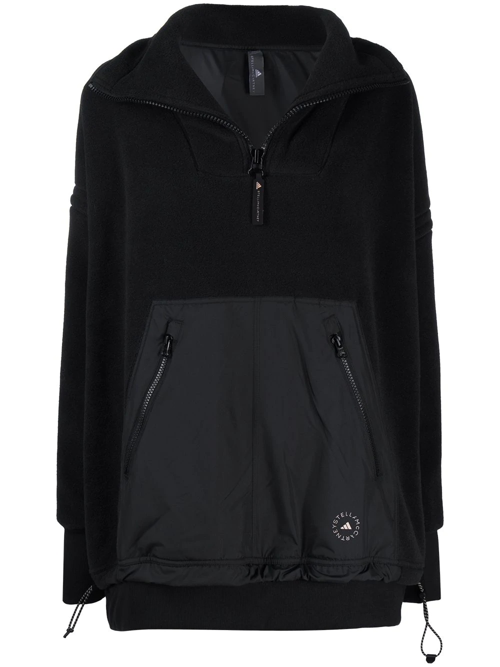 zip-up fleece jacket - 1