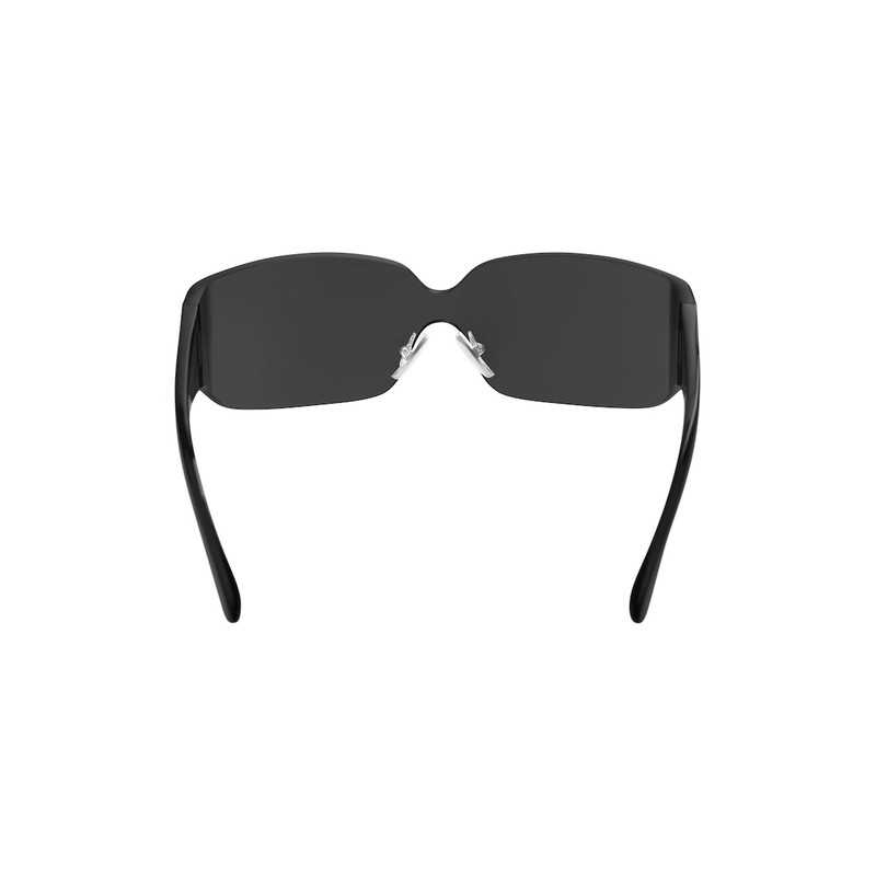 BALENCIAGA Mono Square Sunglasses  in Black outlook