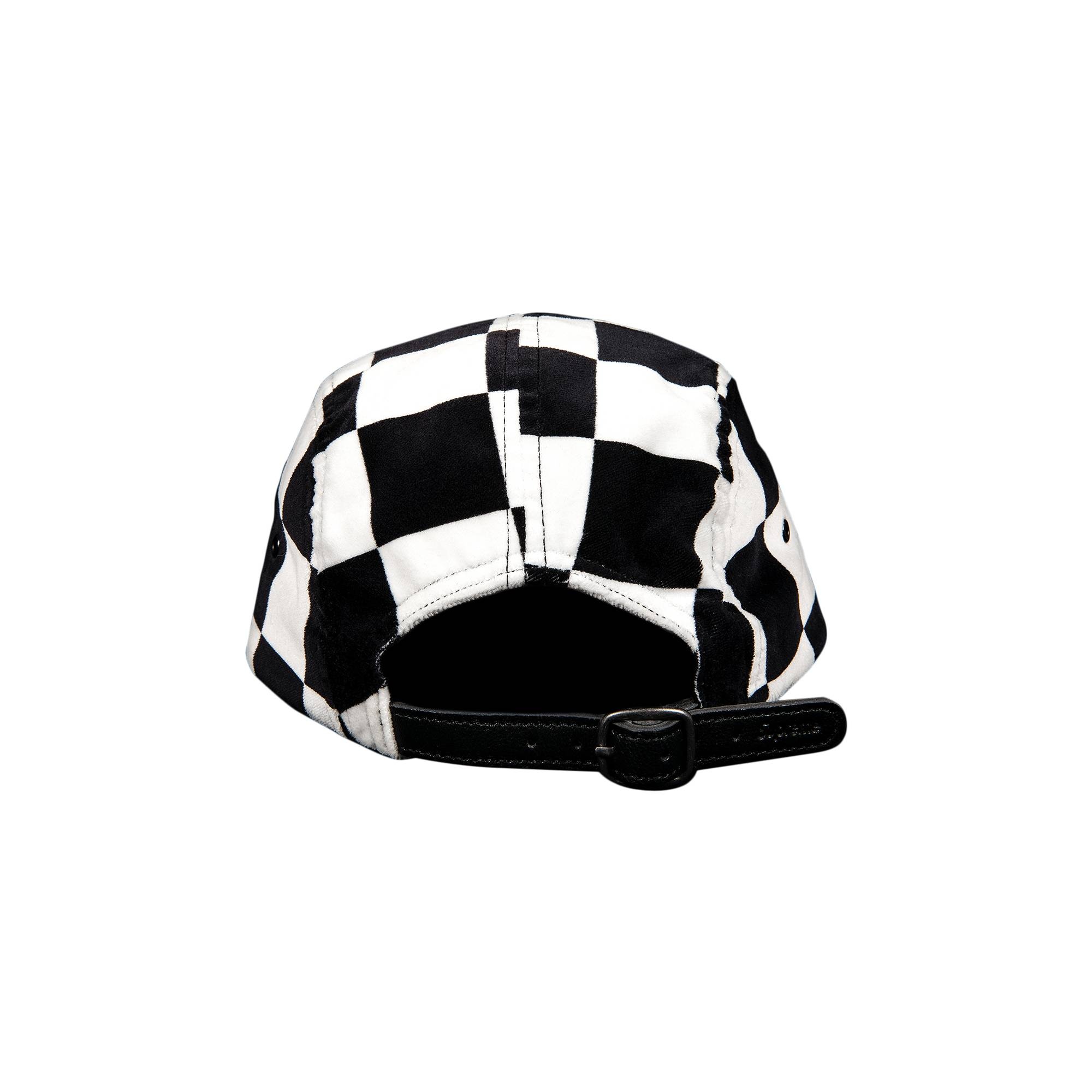 Supreme Velvet Camp Cap 'Checkerboard' - 2