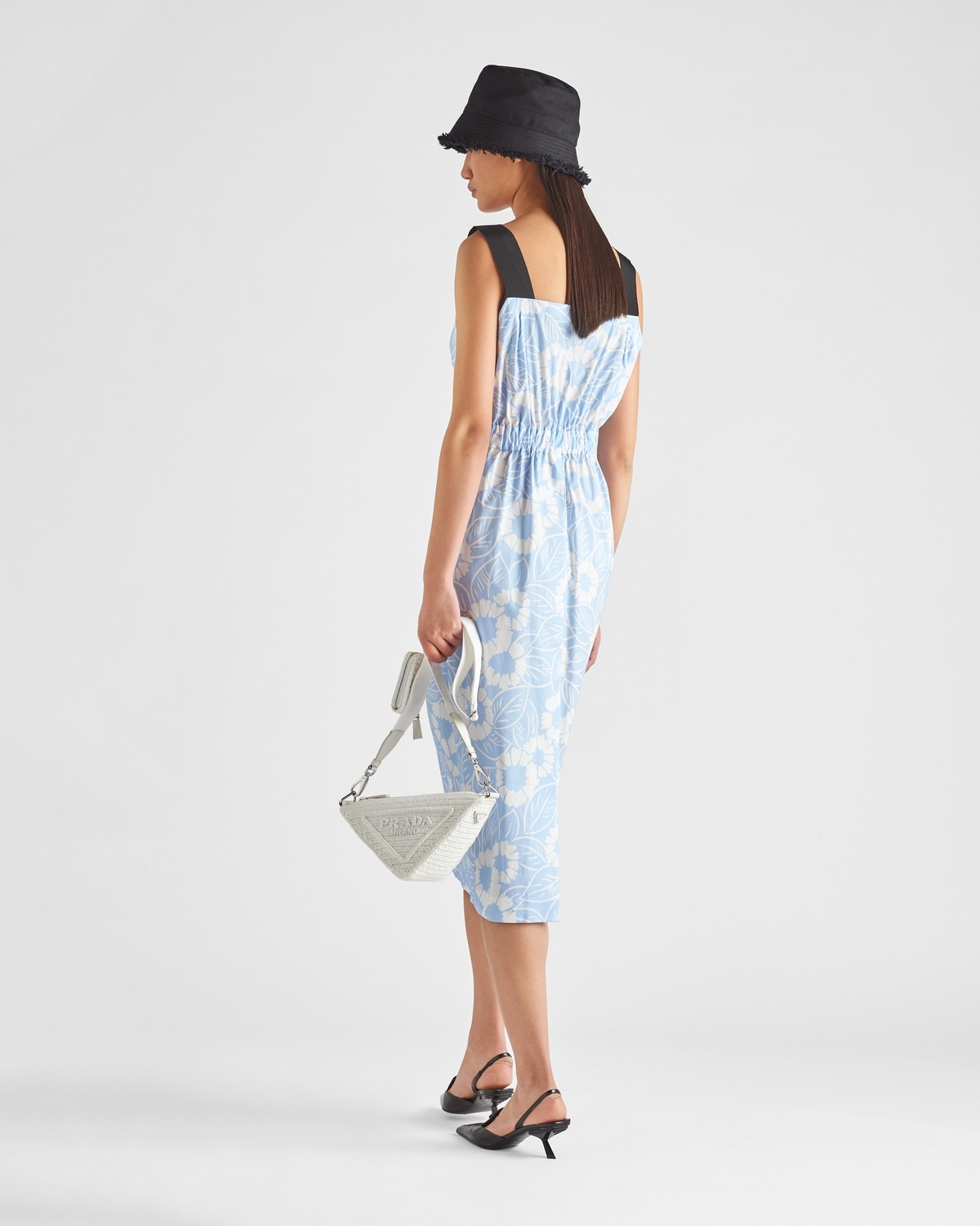 ワンピース PRADA PRINTED POPLIN DRESS Prada Printed poplin dress | REVERSIBLE