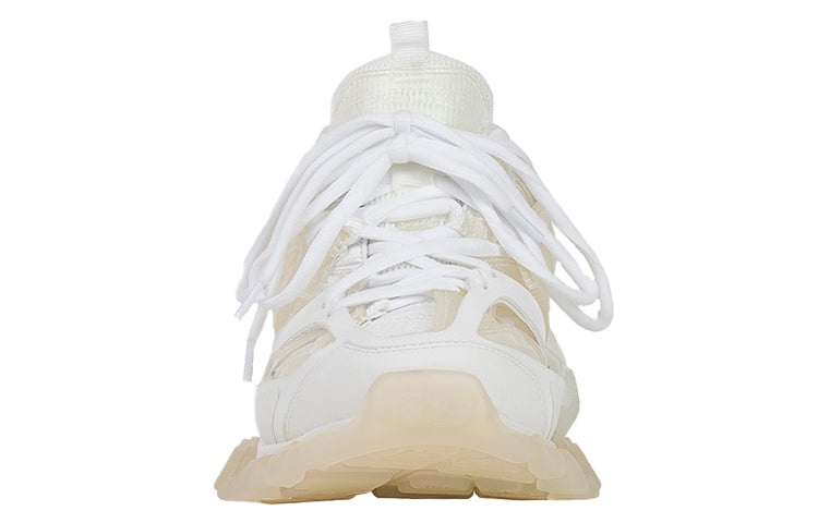 Balenciaga Track Clear Sole Low Mesh Nylon Sneakers White 647742W3BM19000 - 3