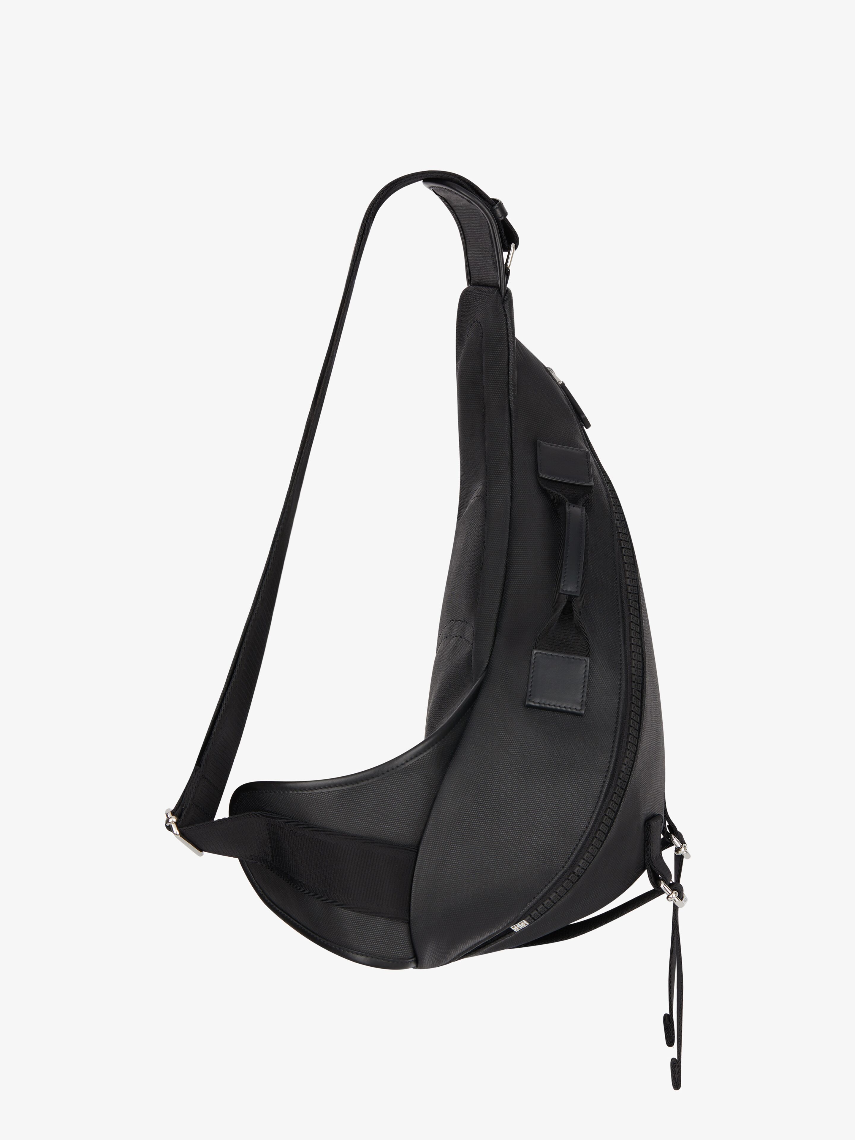 MEDIUM G-ZIP TRIANGLE BAG IN COATED CANVAS - 3