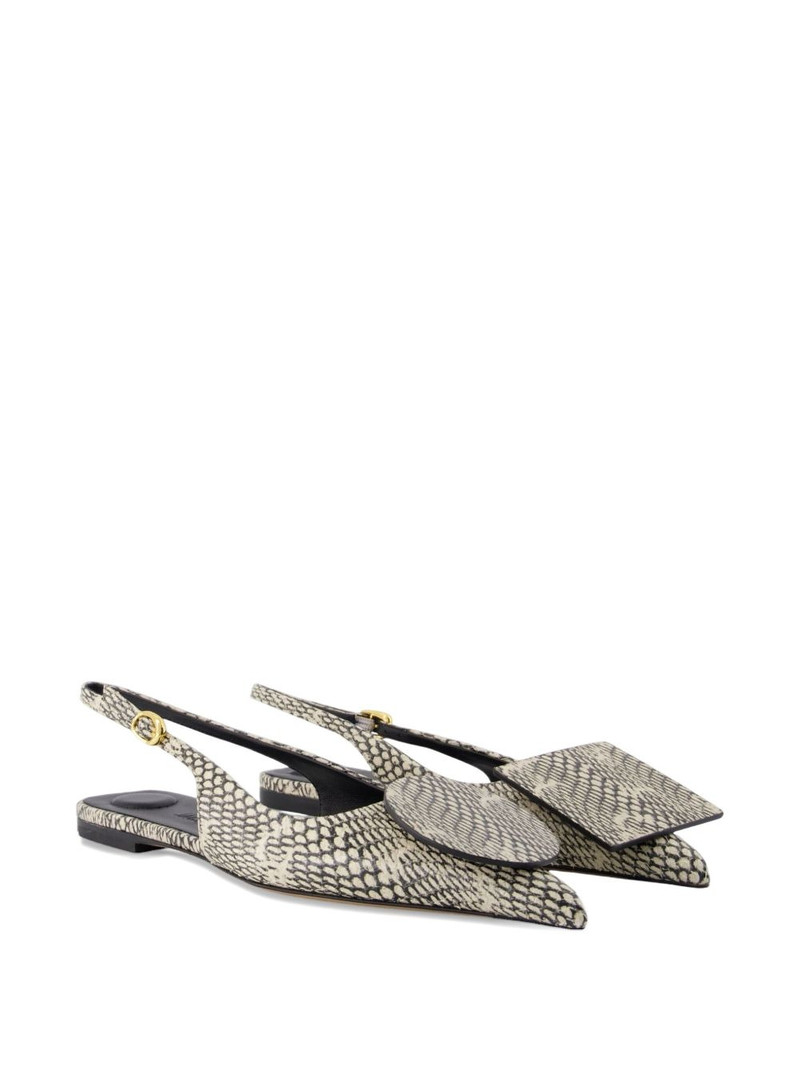 JACQUEMUS The Duel slingbacks flat pumps outlook