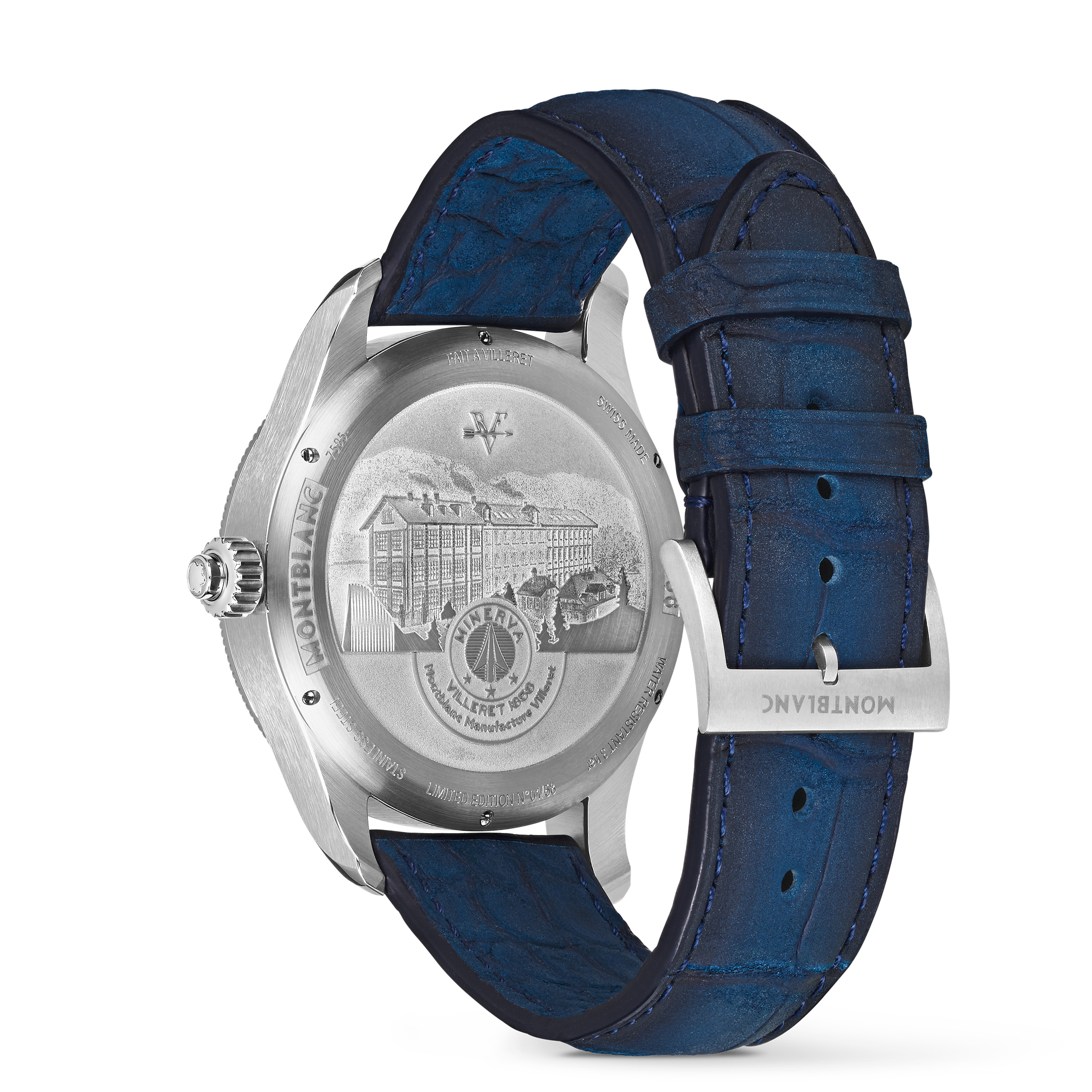 MONTBLANC 1858 THE UNVEILED SECRET MINERVA MONOPUSHER CHRONOGRAPH LIMITED EDITION - 58 PIECES - 5