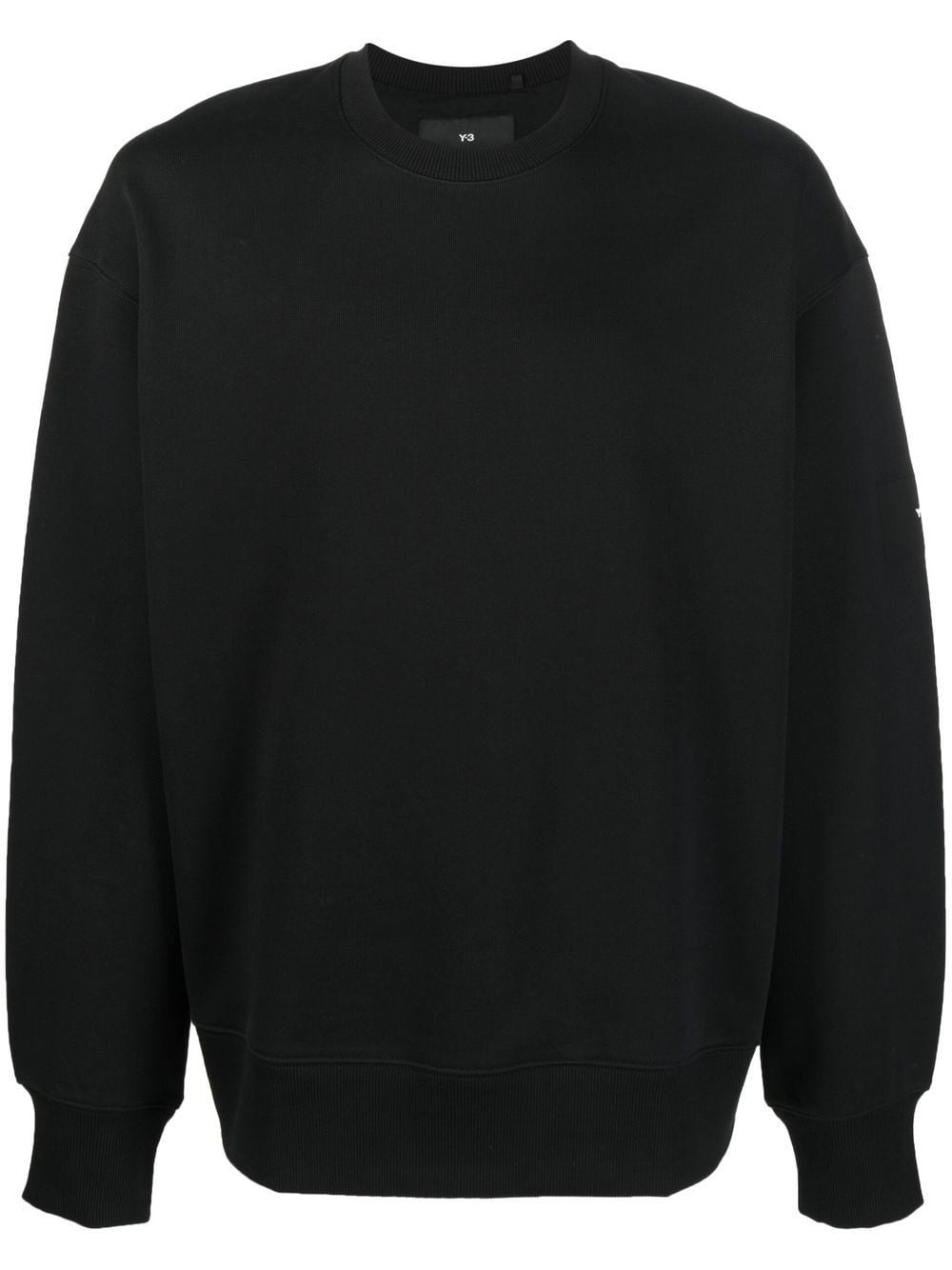 logo print crew neck sweatshirt - 1