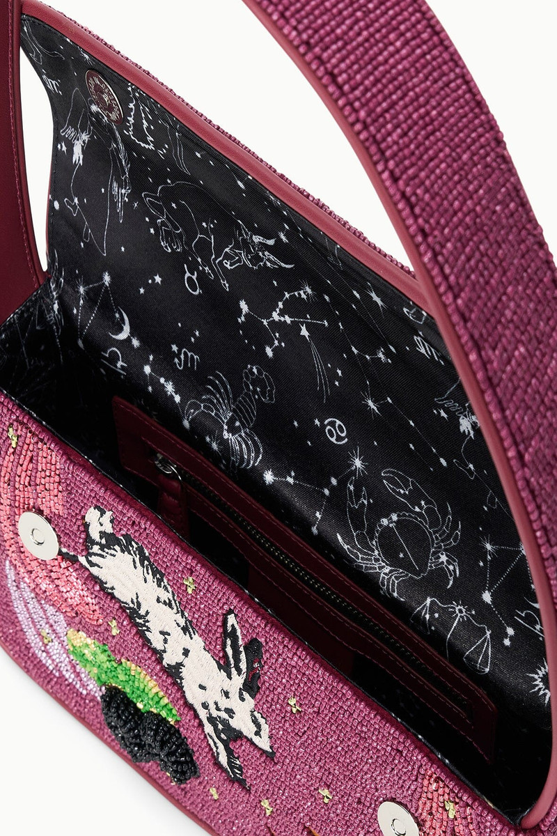 STAUD TOMMY ZODIAC BEADED BAG SAGITTARIUS 3