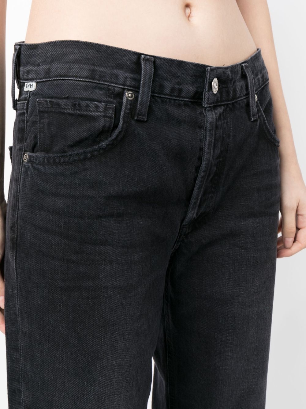 Neve organic cotton cropped jeans - 5