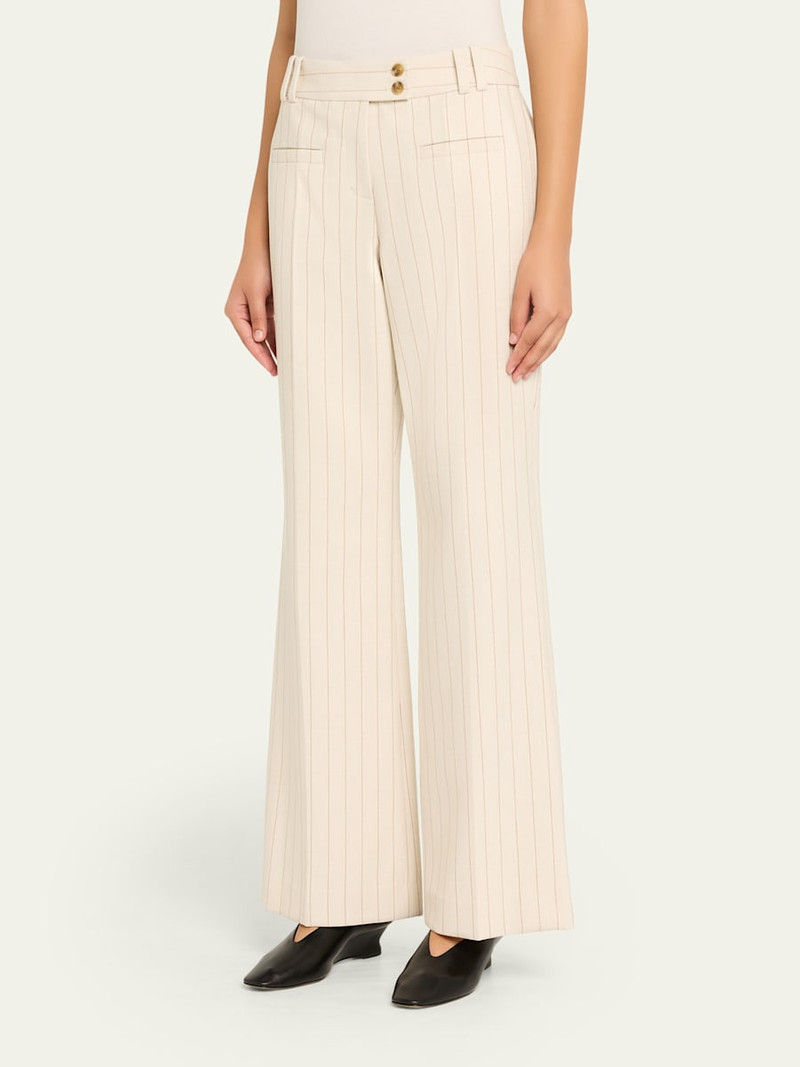 Tailored Pinstripe Trousers 4