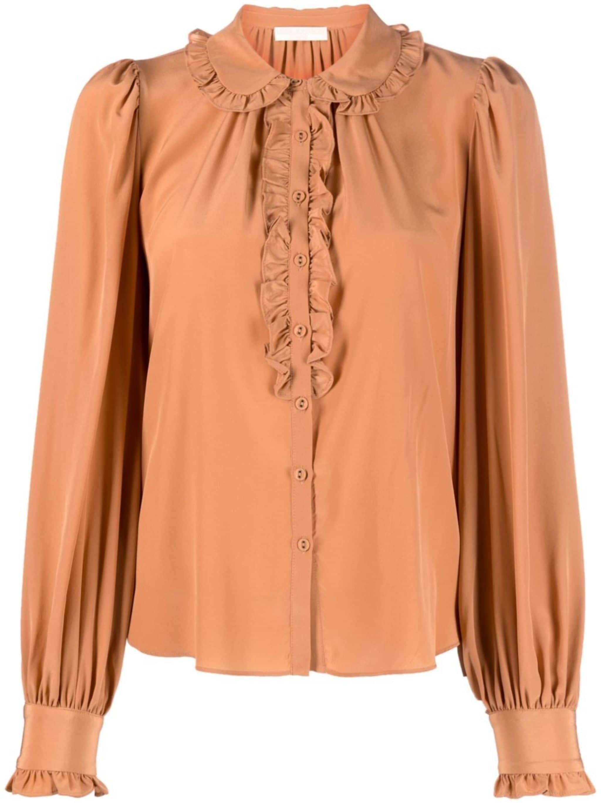 Philipa ruffled silk blouse - 1