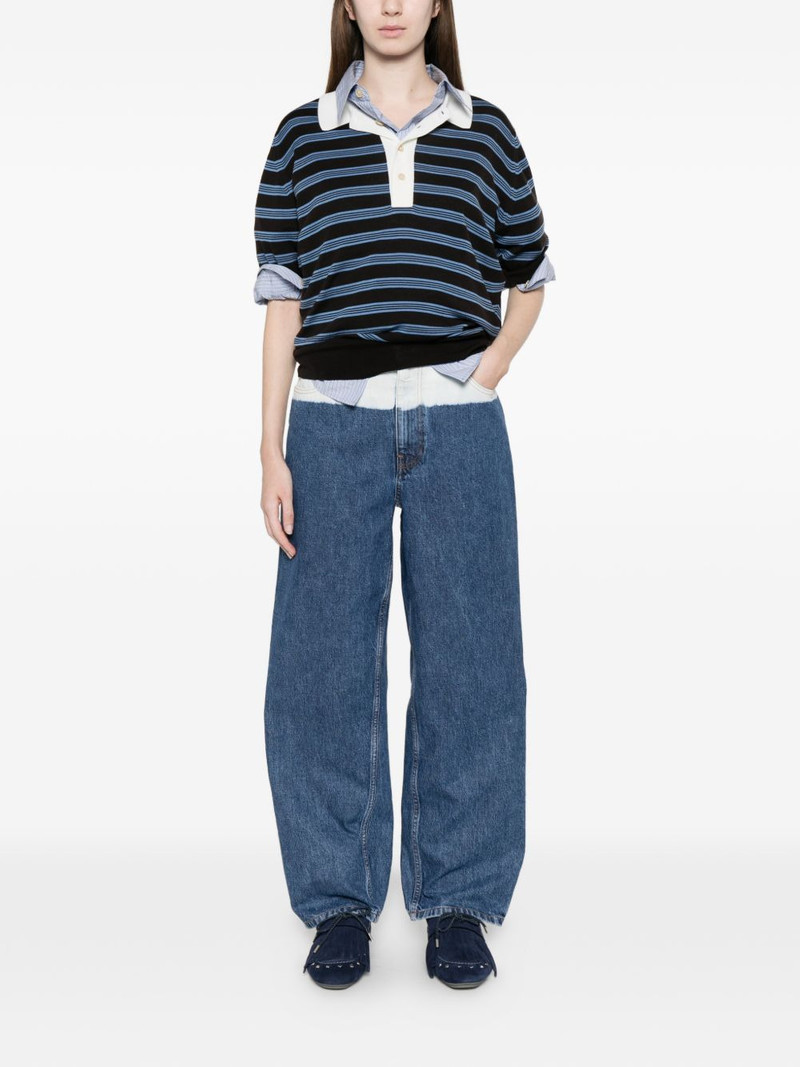 Marni gradient wide leg jeans outlook