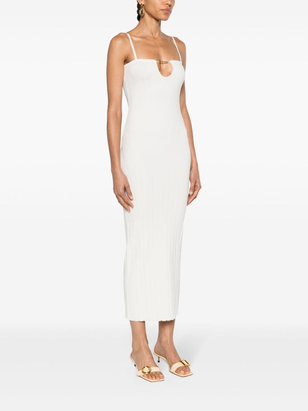 Sierra ribbed midi dress - 3