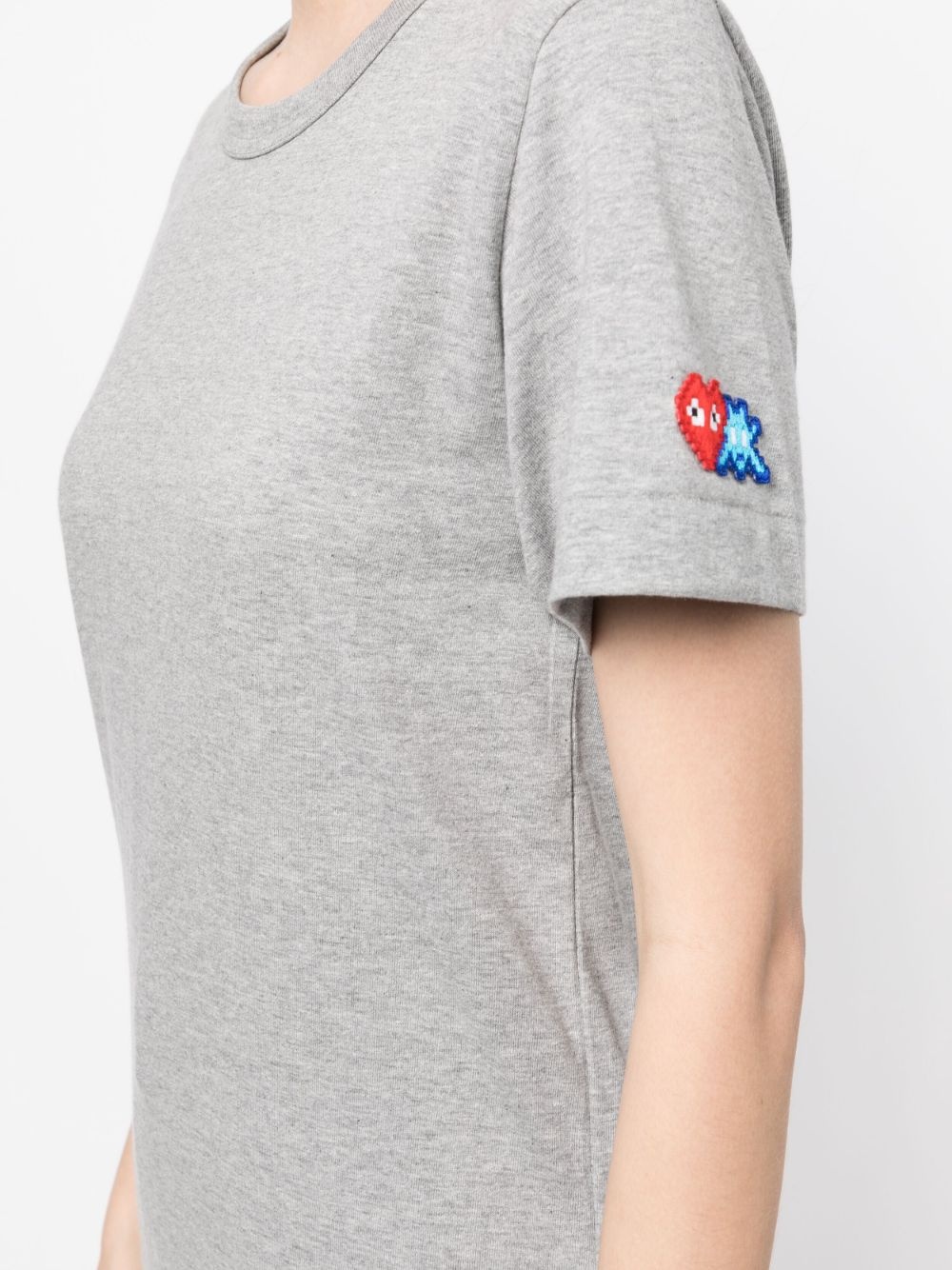 round-neck cotton T-shirt - 5