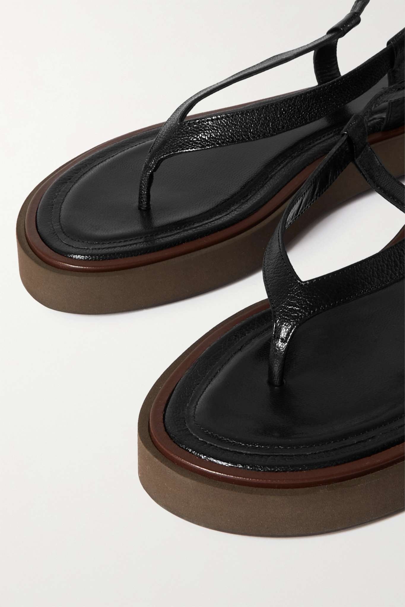 Cece textured-leather sandals - 4