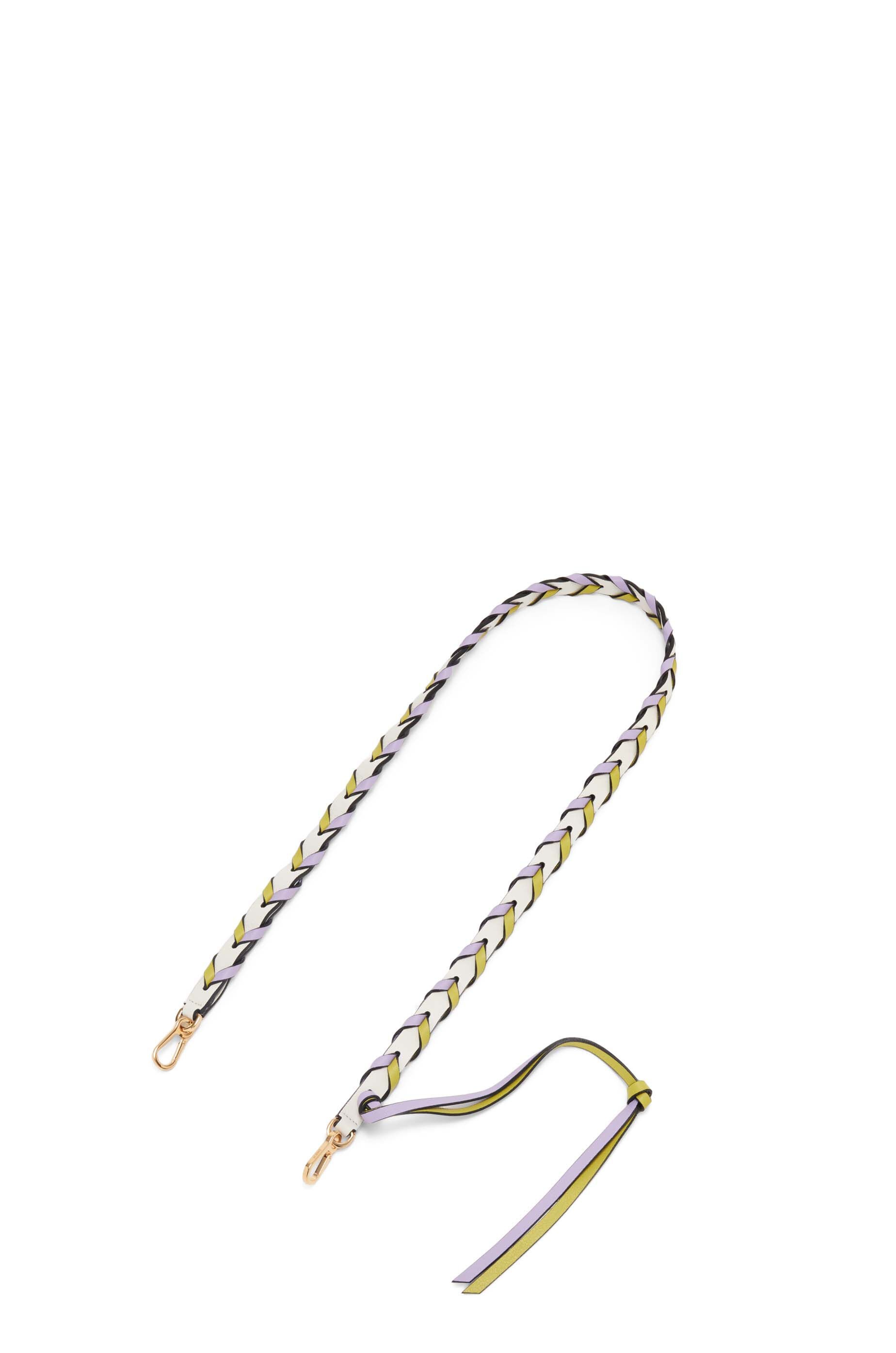 Thin braided strap in classic calfskin - 1