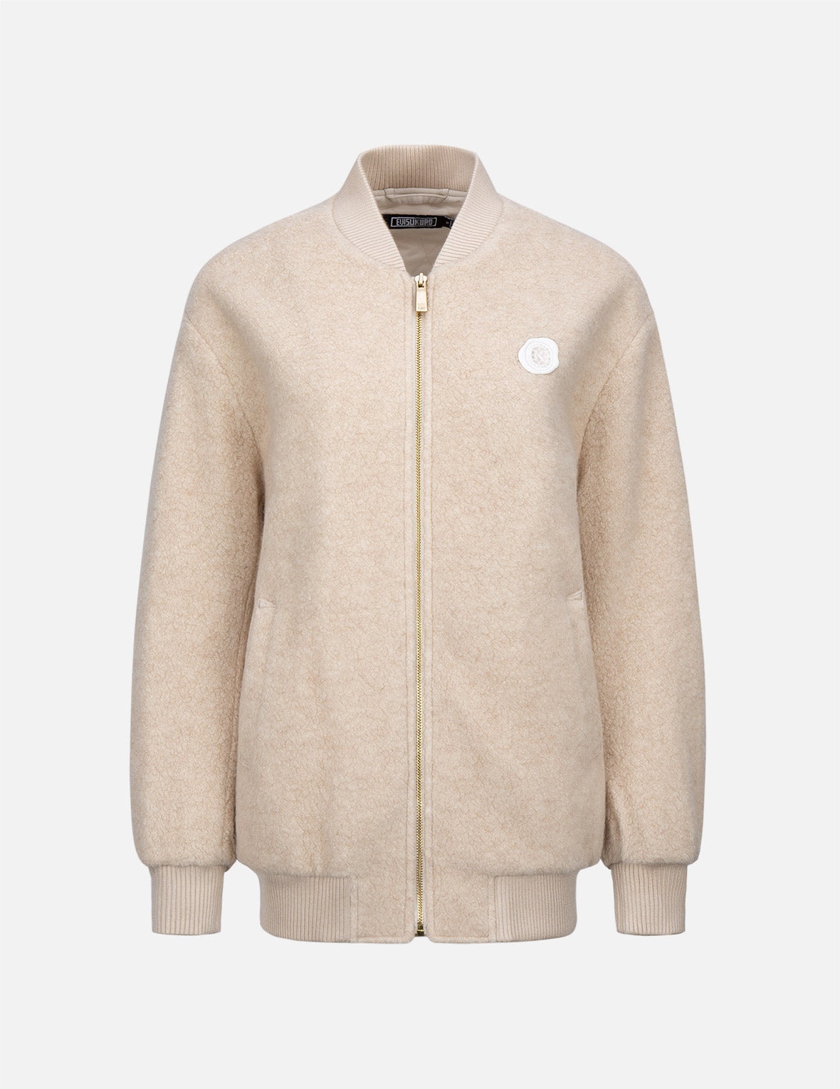 Fur Seagull Insert Padded Sherpa Bomber Jacket - 2