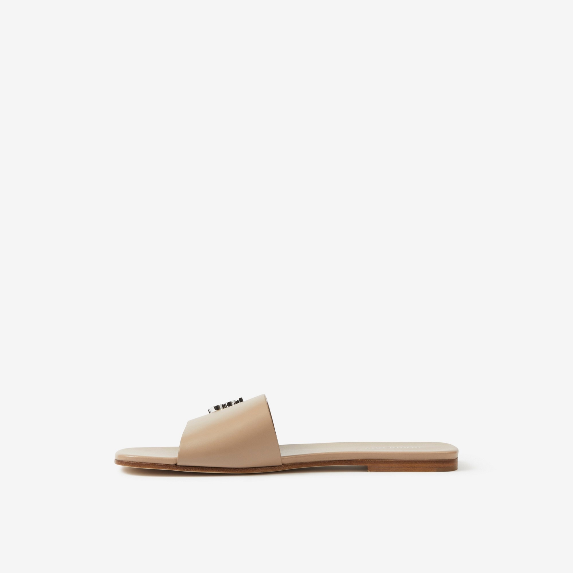 Monogram Motif Leather Slides - 5