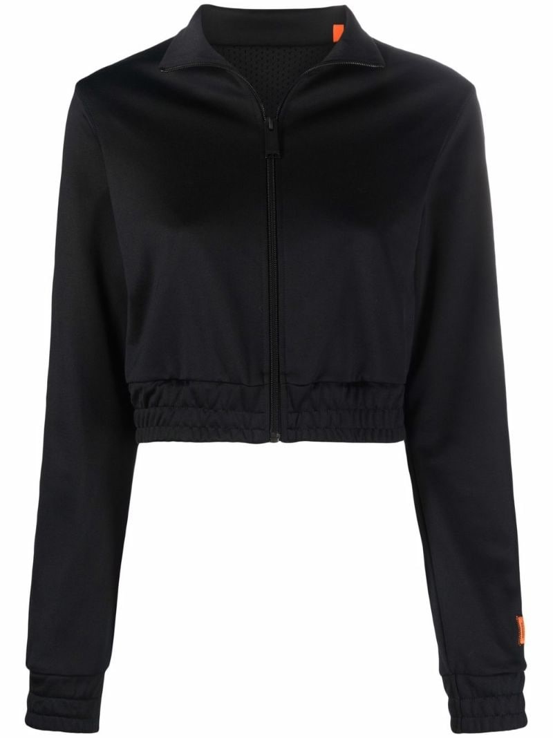 cropped track jacket - 1