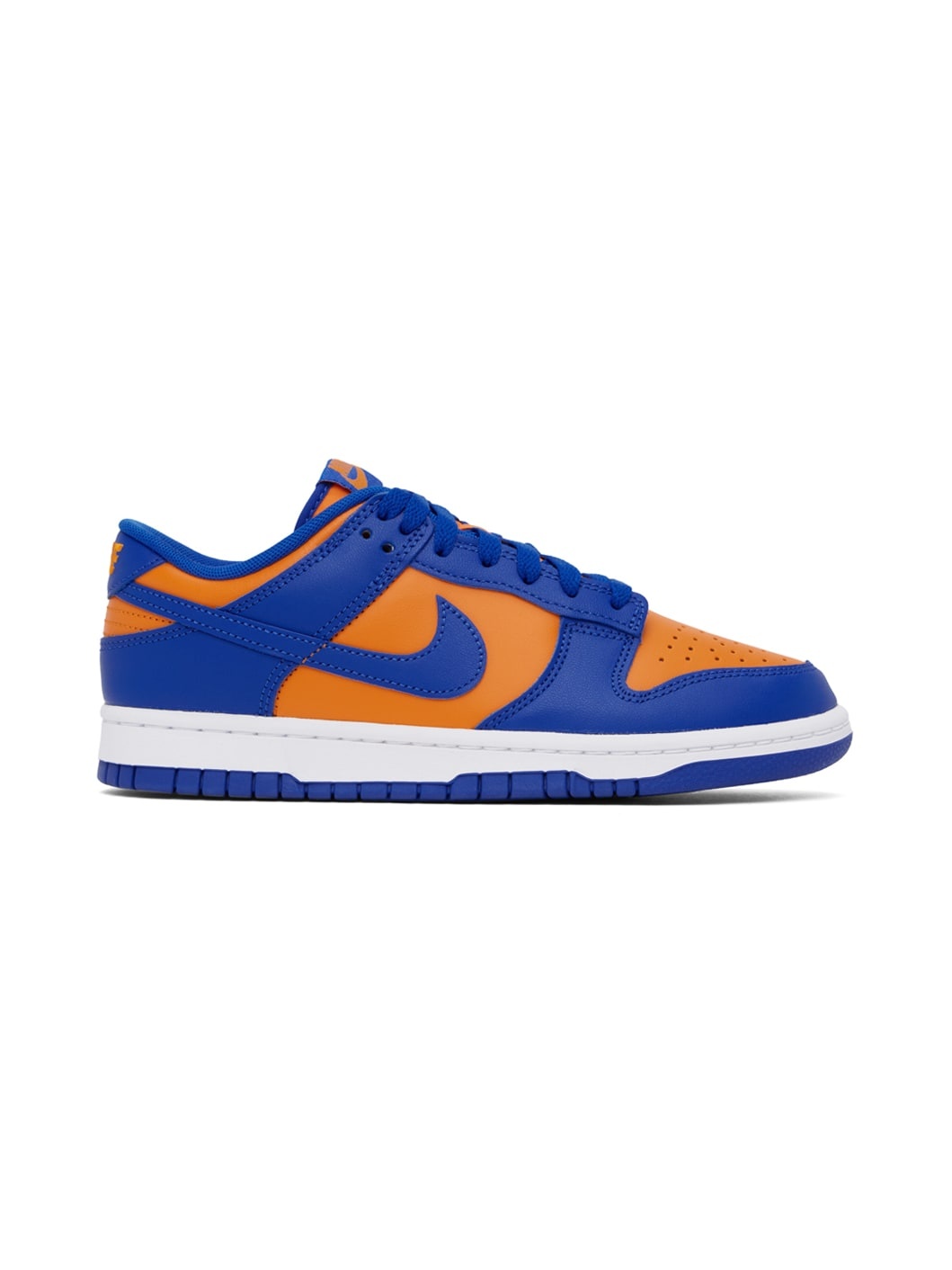 Orange & Blue Dunk Low Retro Sneakers - 1