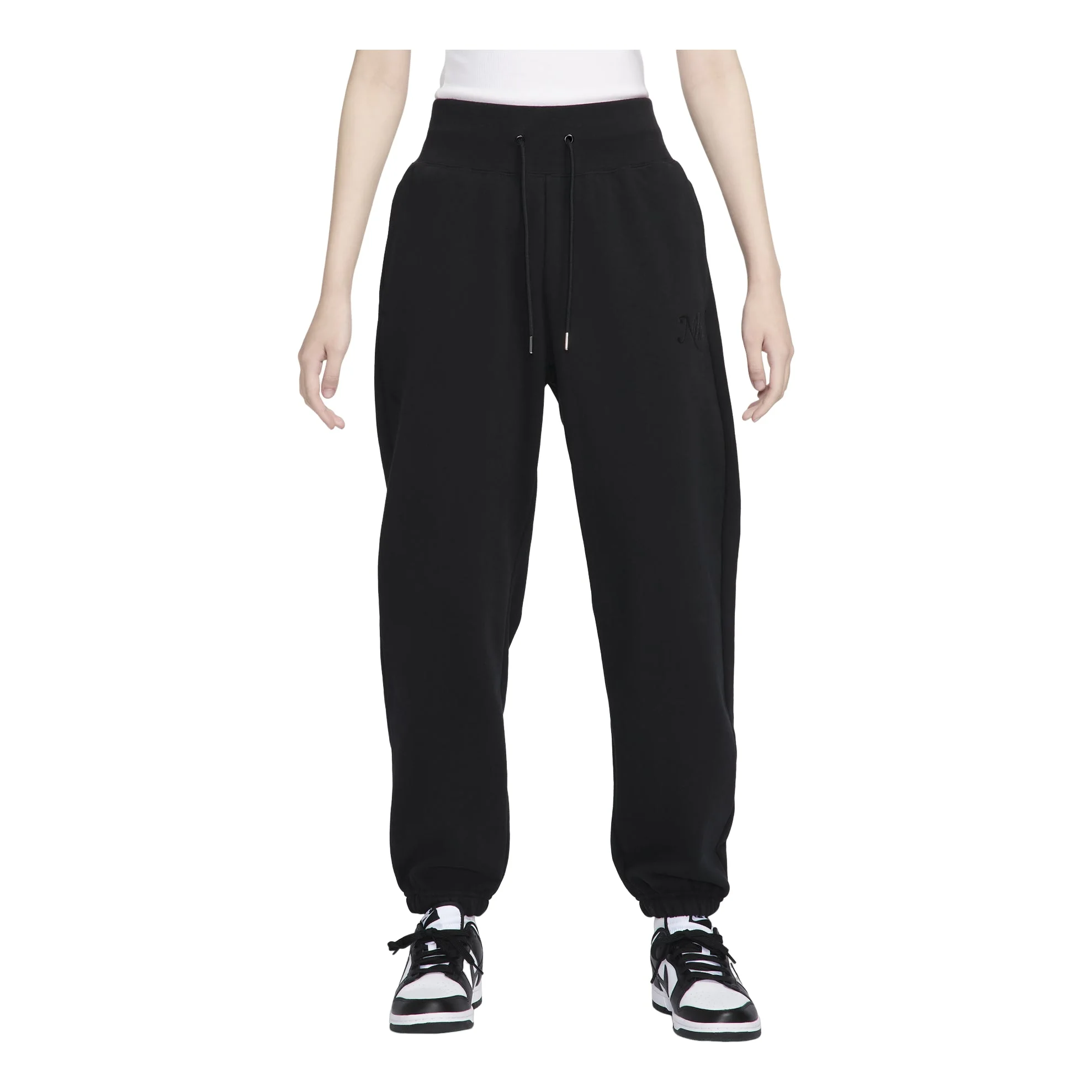 (WMNS) Nike Sportswear Phoenix Fleece Oversize Pants 'Black' HQ4870-010 - 1