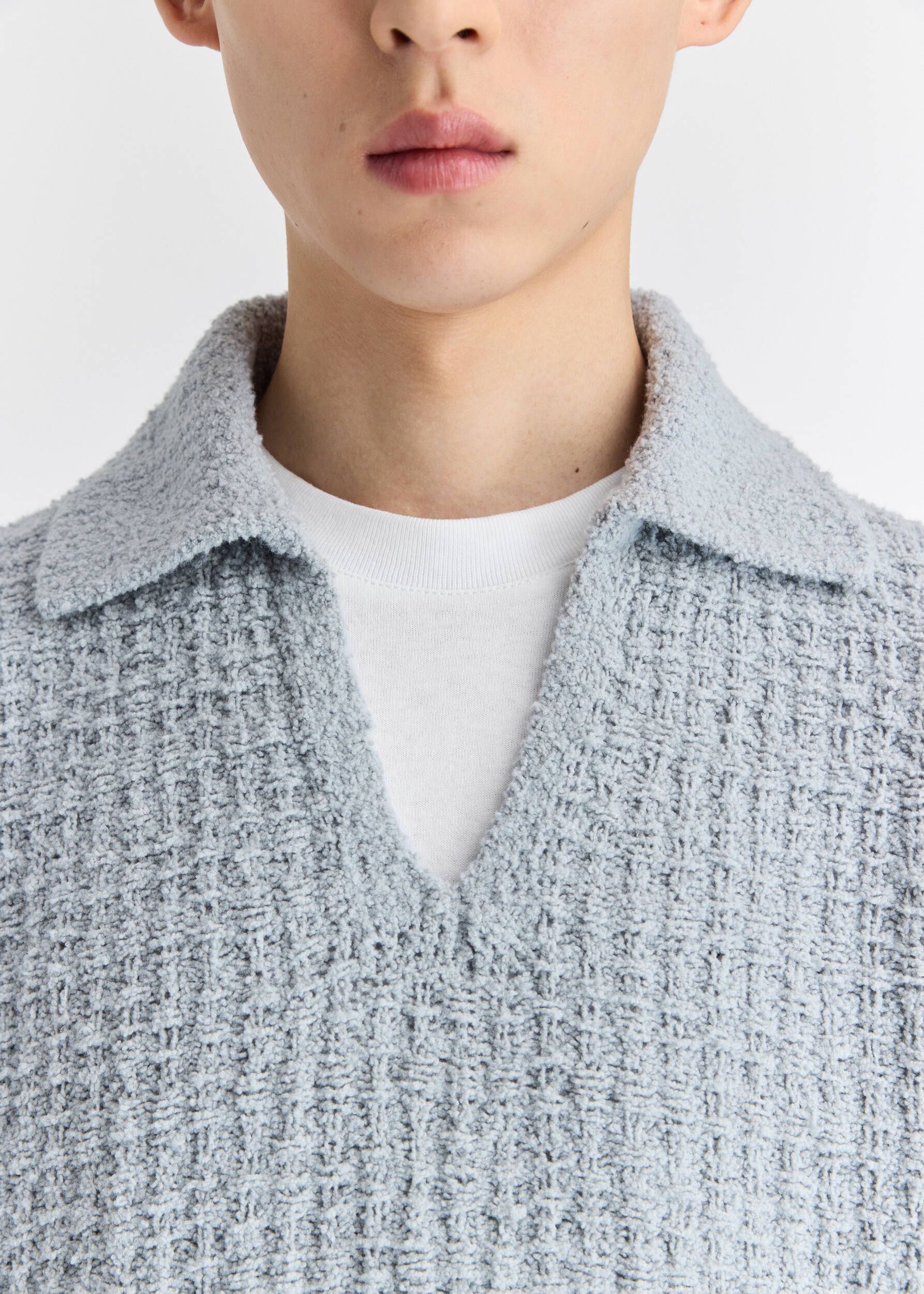 Scale Polo Sweater - 5