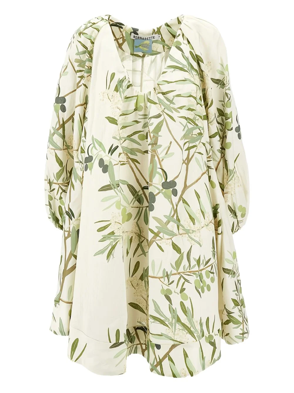 floral print dress - 1