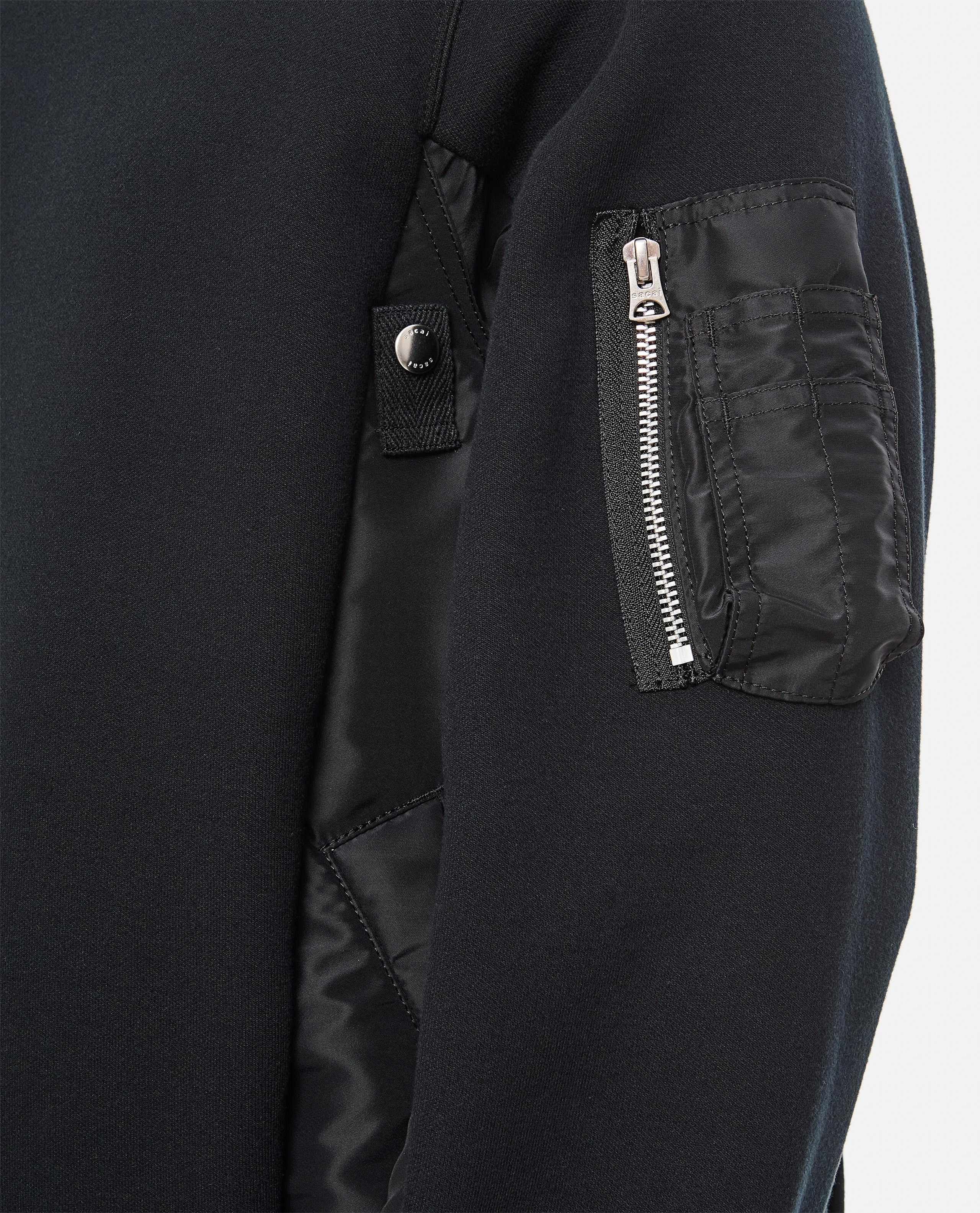 SPONGE SWEAT X NYLON TWILL PULLOVER - 4