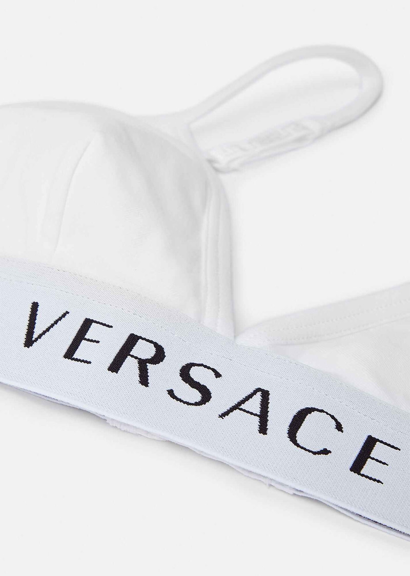 VERSACE Logo Triangle Bralette outlook