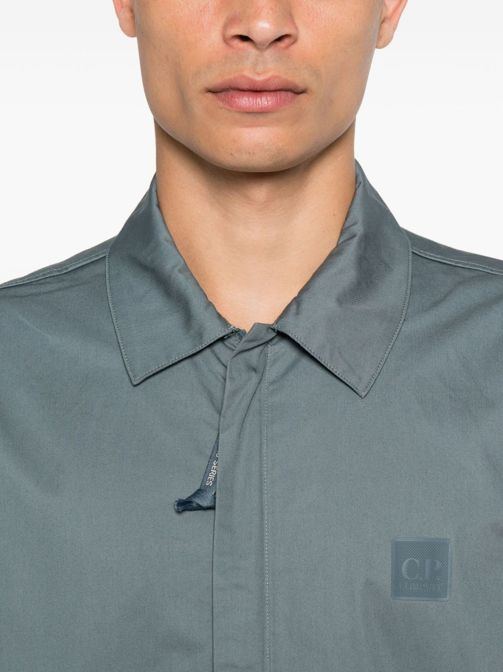 pocket zip-fastening jacket - 5