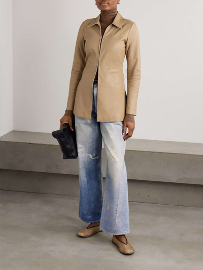 BY MALENE BIRGER Alleys paneled leather jacket outlook
