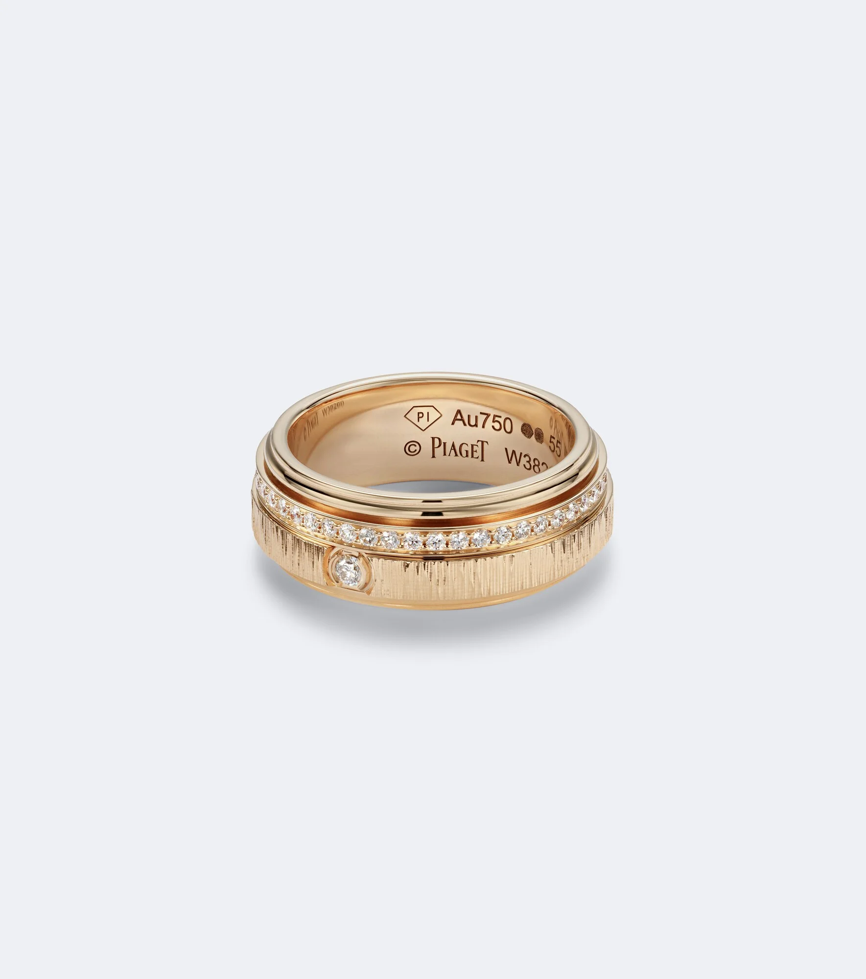 Possession Décor Palace 18kt rose gold ring with diamonds - 1