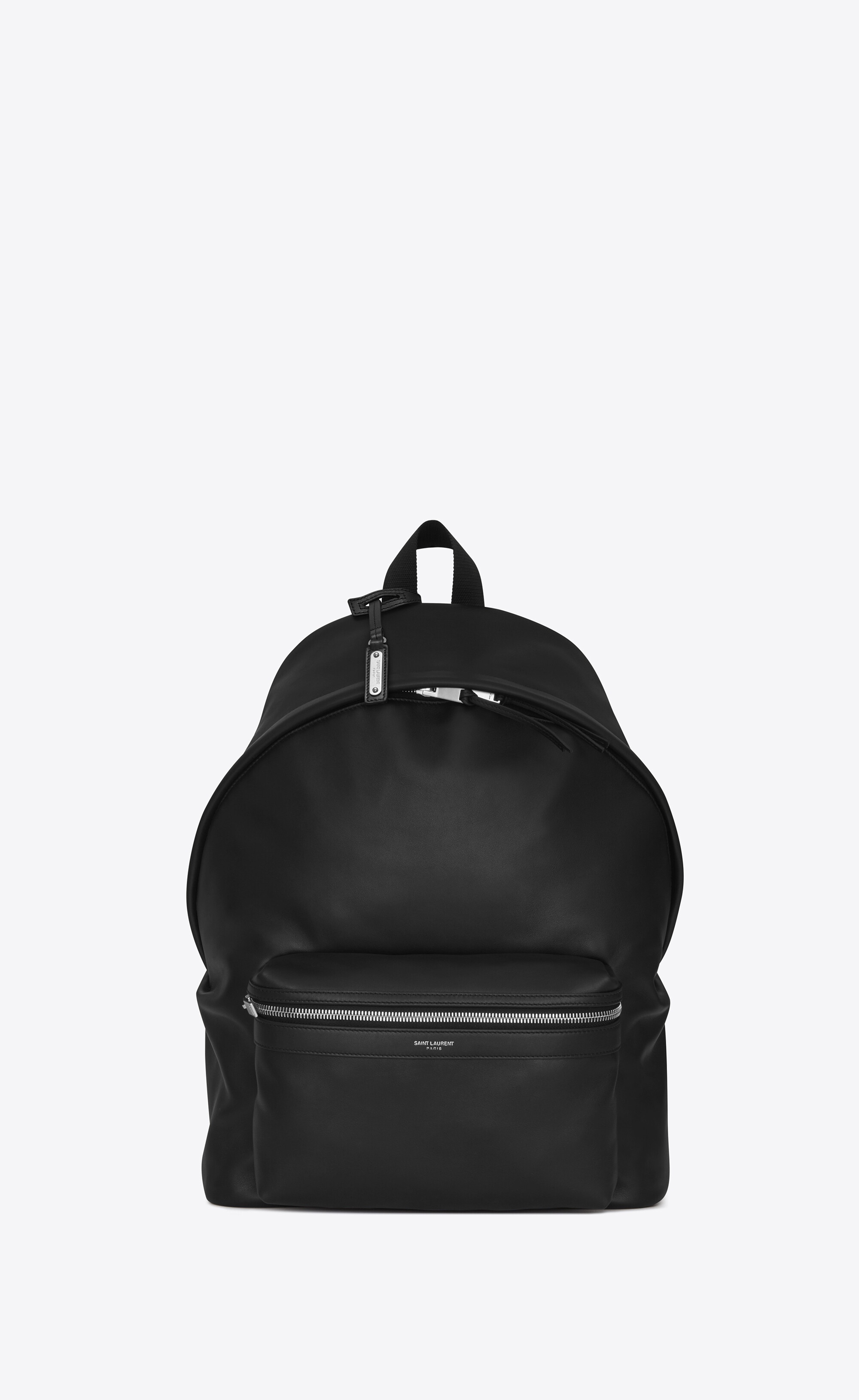 city backpack in matte leather - 1