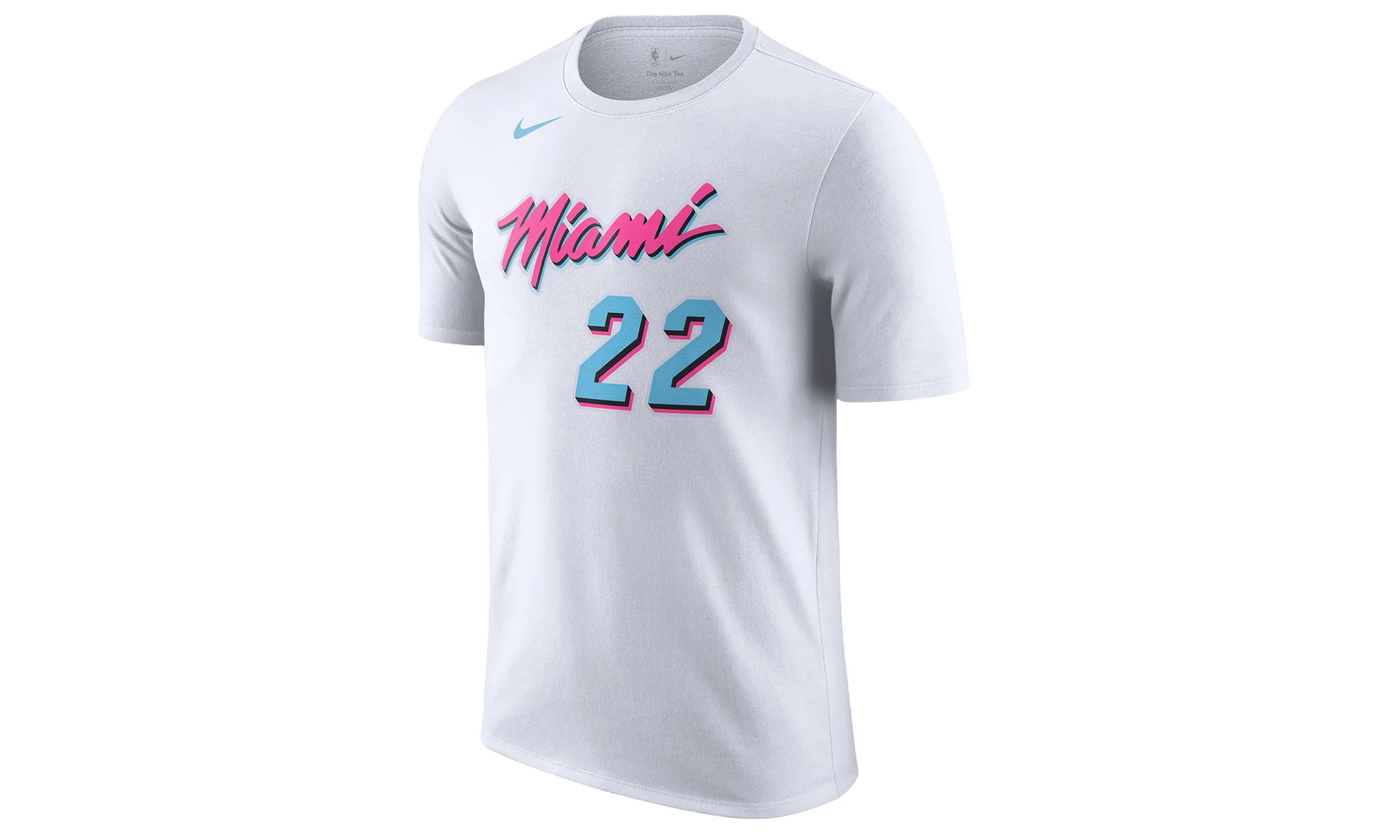 NBA HEAT ESSENTIAL 22 BUTLER N&N T-SHIRT "White" IB5348 100 - 1