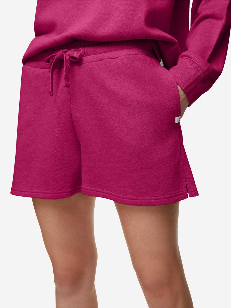 Women's Lounge Shorts Ledbury 56 Cotton Batiste Pink