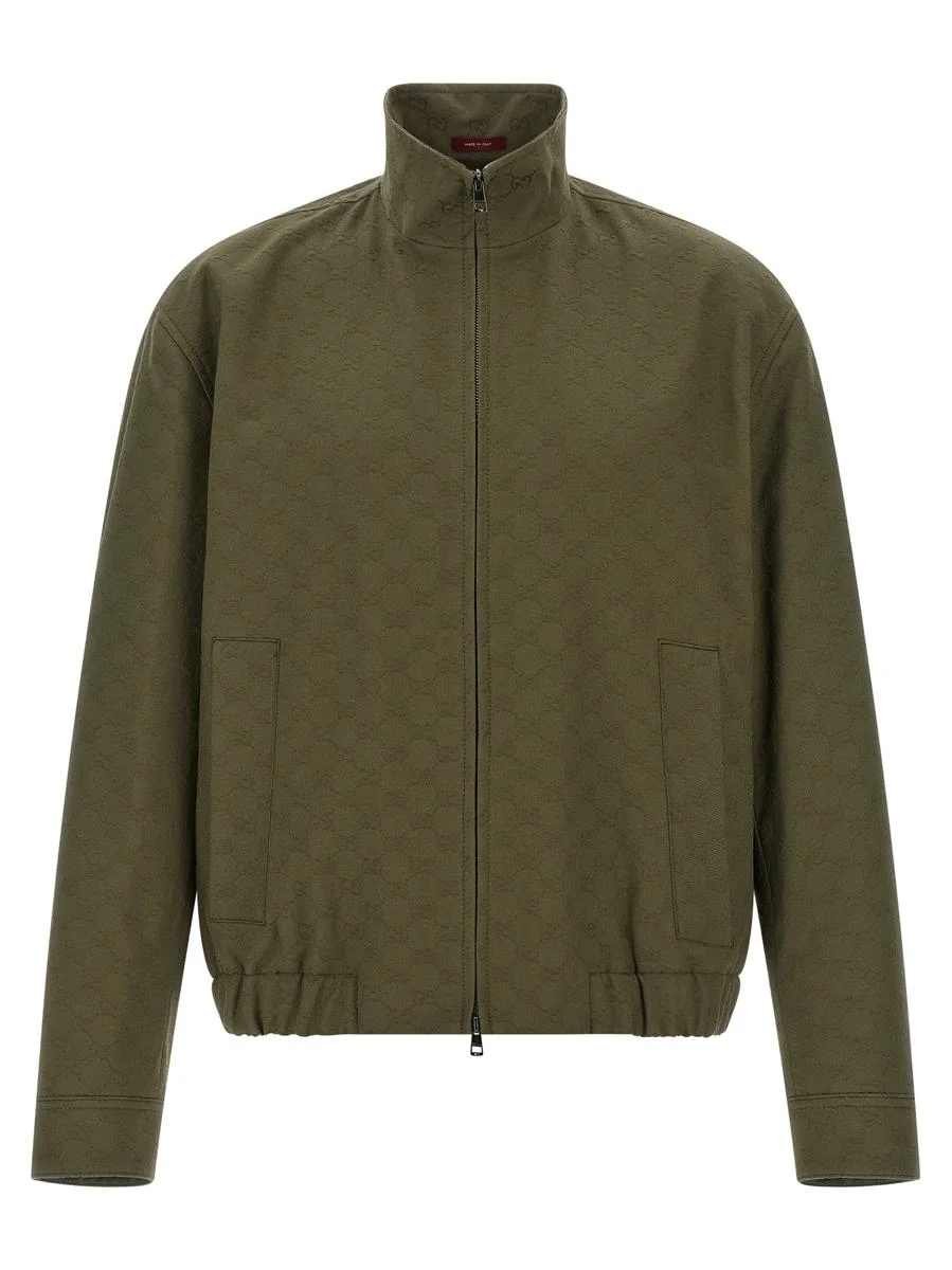 Gucci Gg Fabric Bomber Jacket - 1