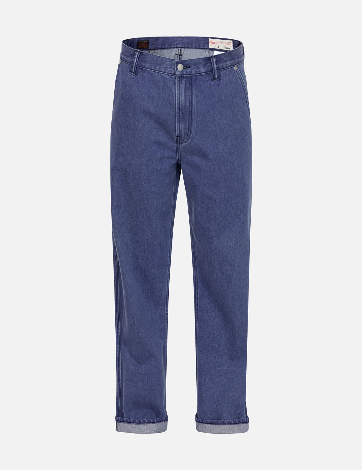 Daicock with Fringed Edges Baggy Fit Work Jeans - 2