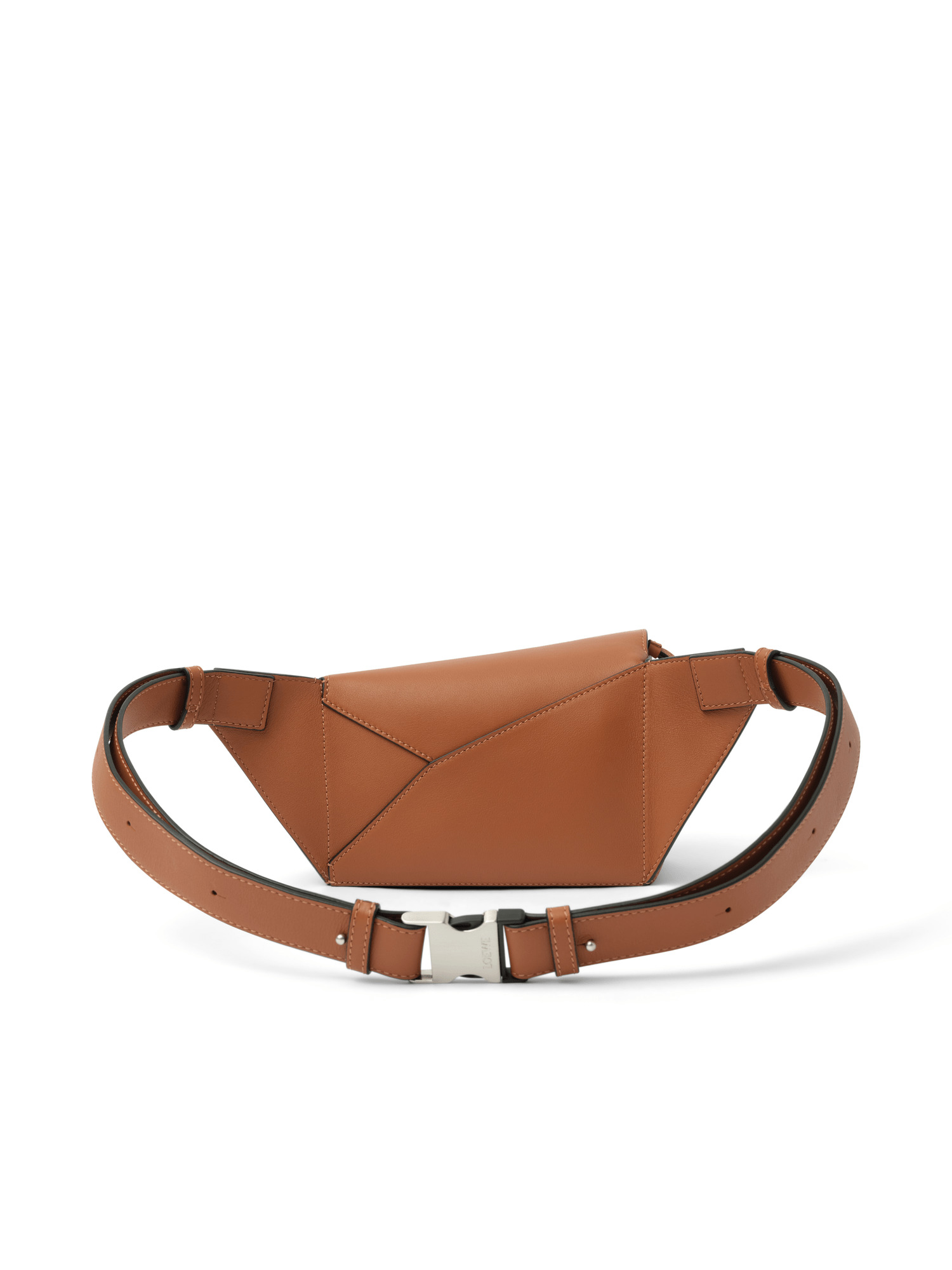 Puzzle Edge Mini Bumbag in Tan - 5