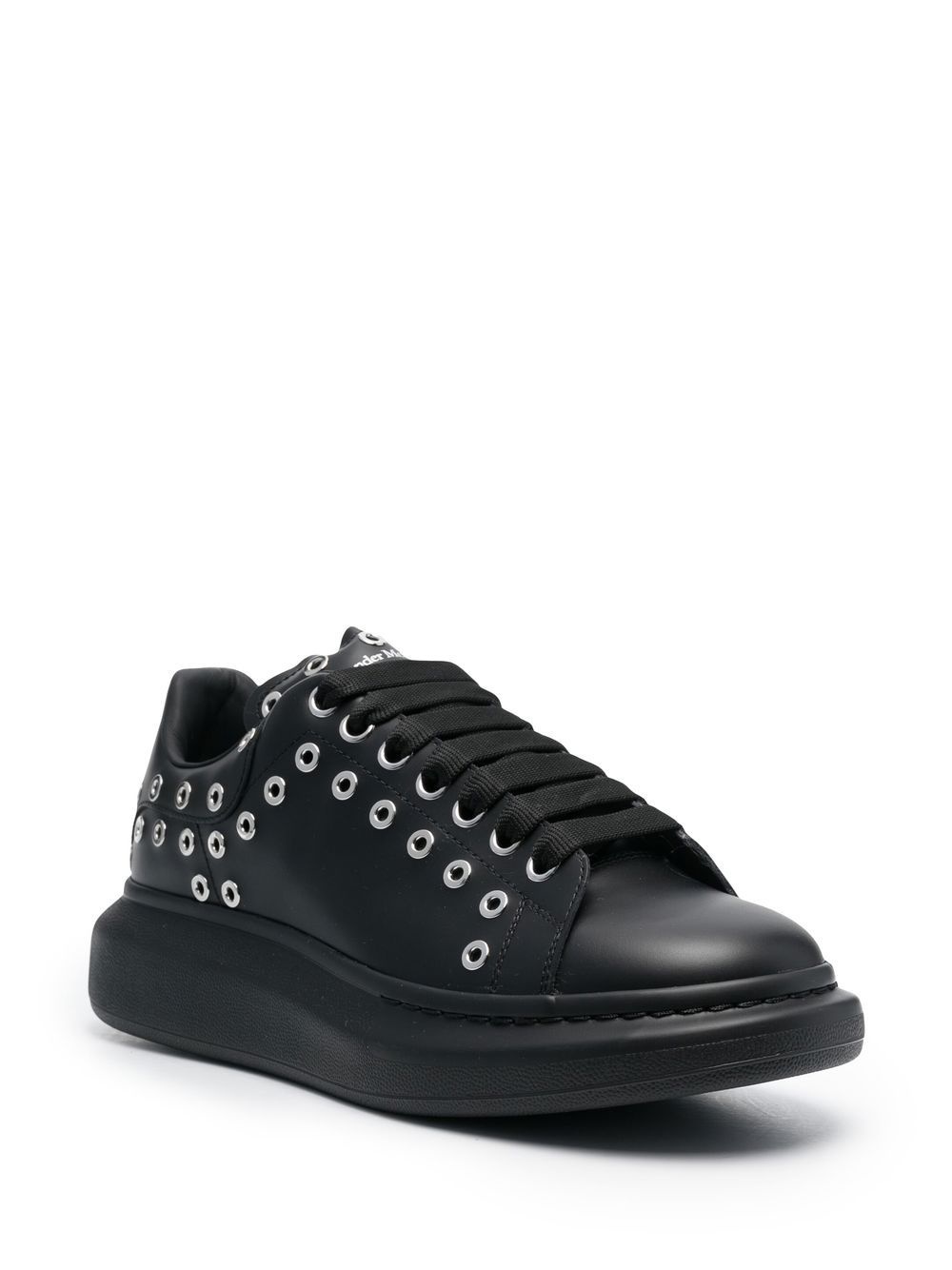 Oversized eyelet detail sneakers - 2