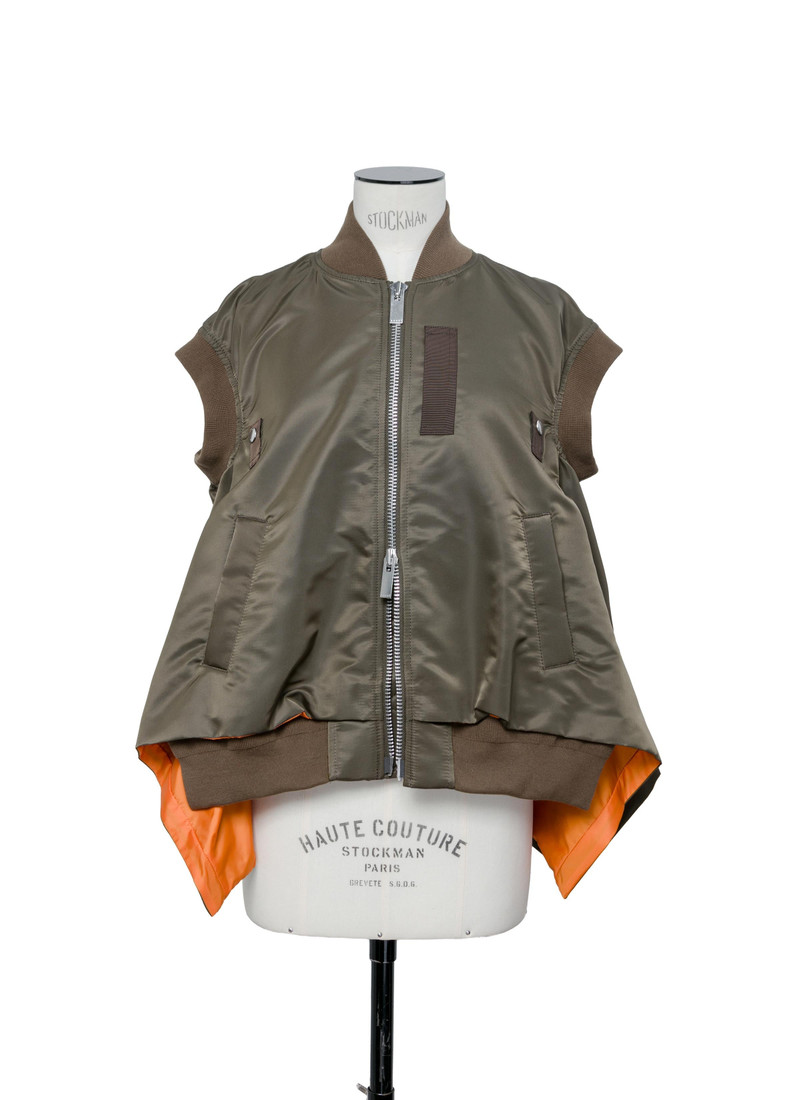 sacai Nylon Twill Vest outlook