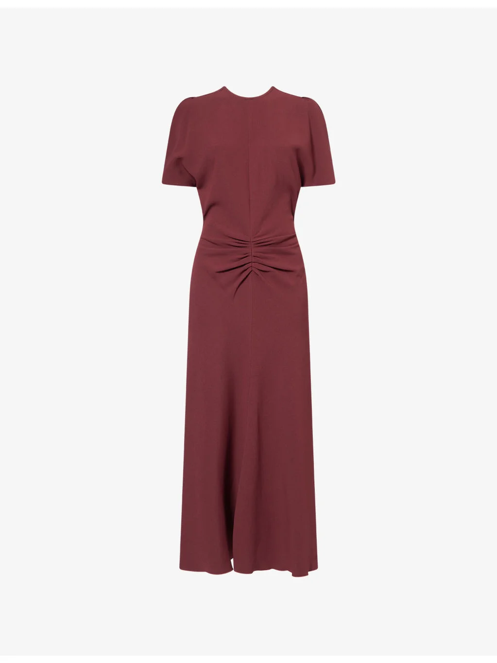Bela Draped-Sleeves Woven Midi Dress - 1
