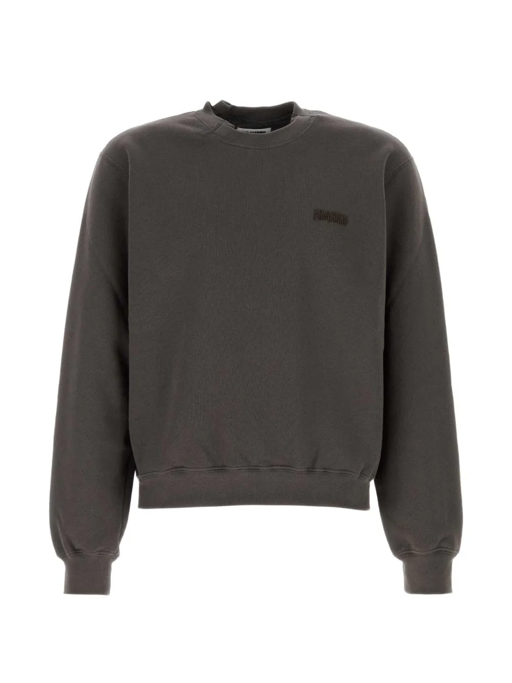 logo-embroidered sweatshirt - 1
