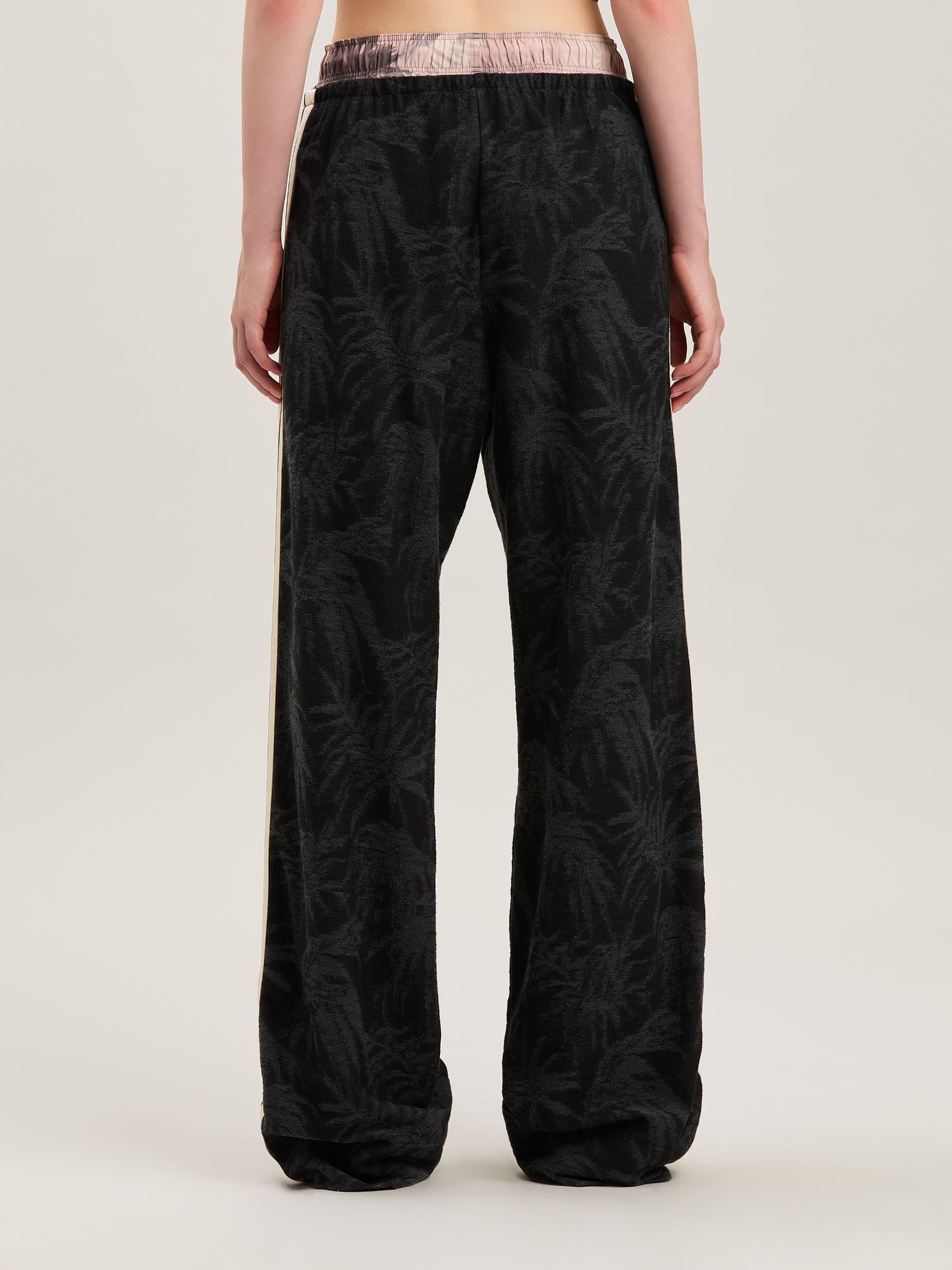 Jacquared palms Track pants - 5