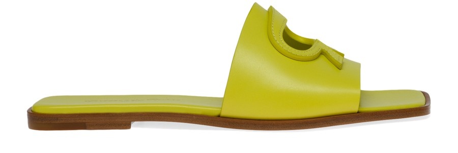 Ribbon Slide Sandals - 1