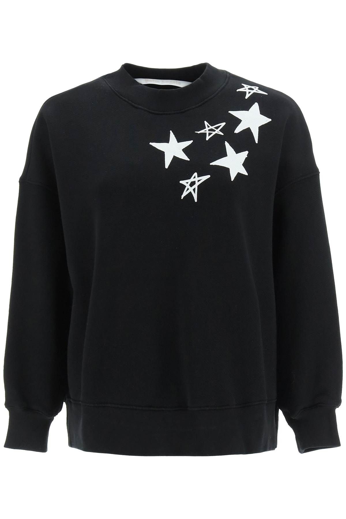 STAR PRINT LOGO SWEATSHIRT - 1