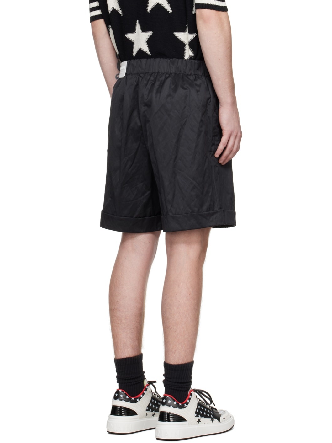 Black Patch Shorts - 3