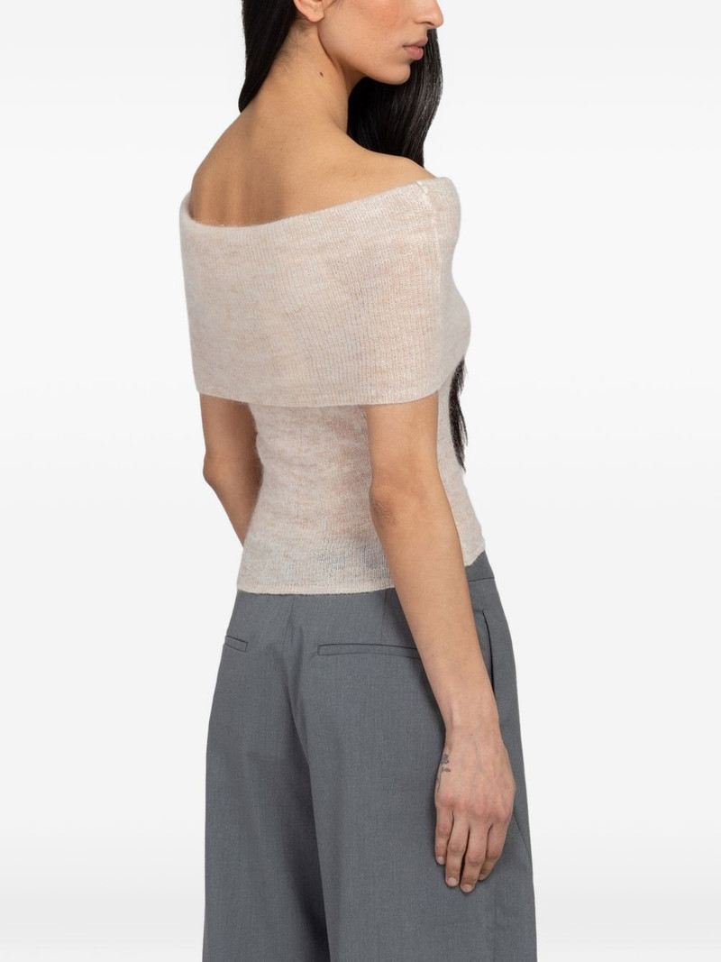 Sahera off-the-shoulder foldover top 4