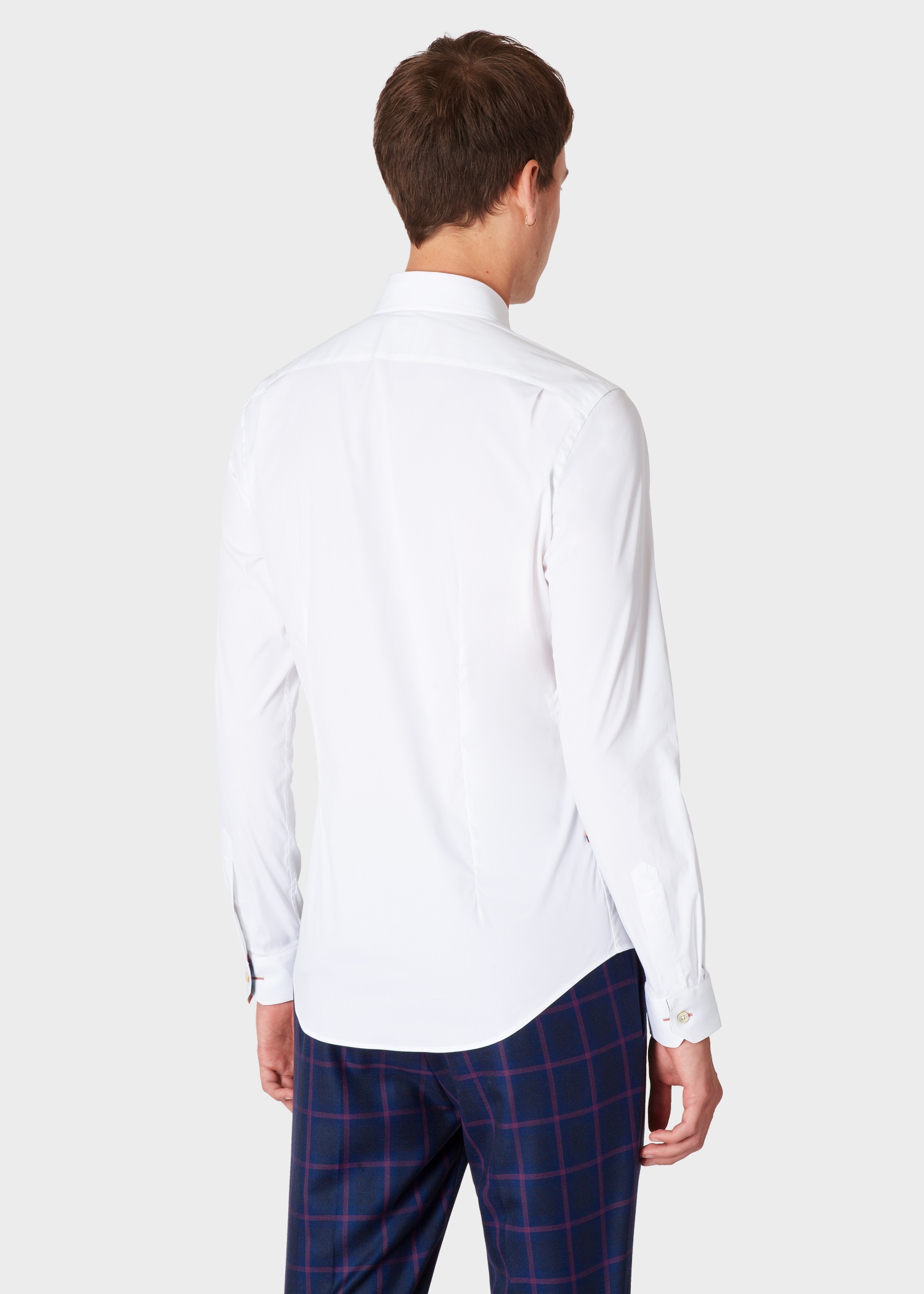 Super Slim-Fit 'Artist Stripe' Cuff Shirt - 6