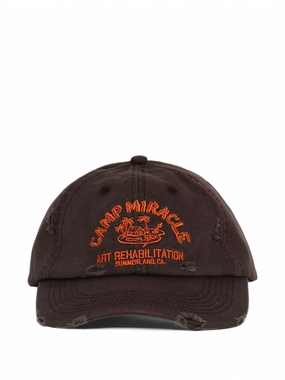 Camp Miracle distressed cap - 1
