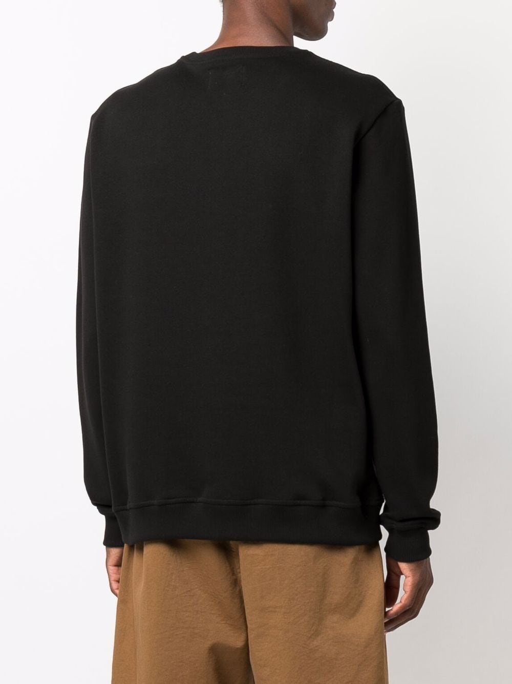 raised logo cotton sweatshirt - 4