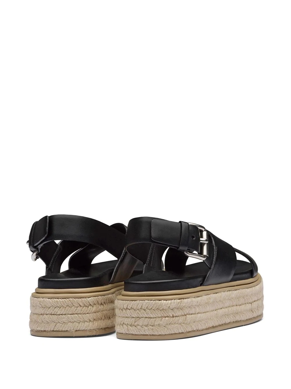 woven flatform sandals - 3